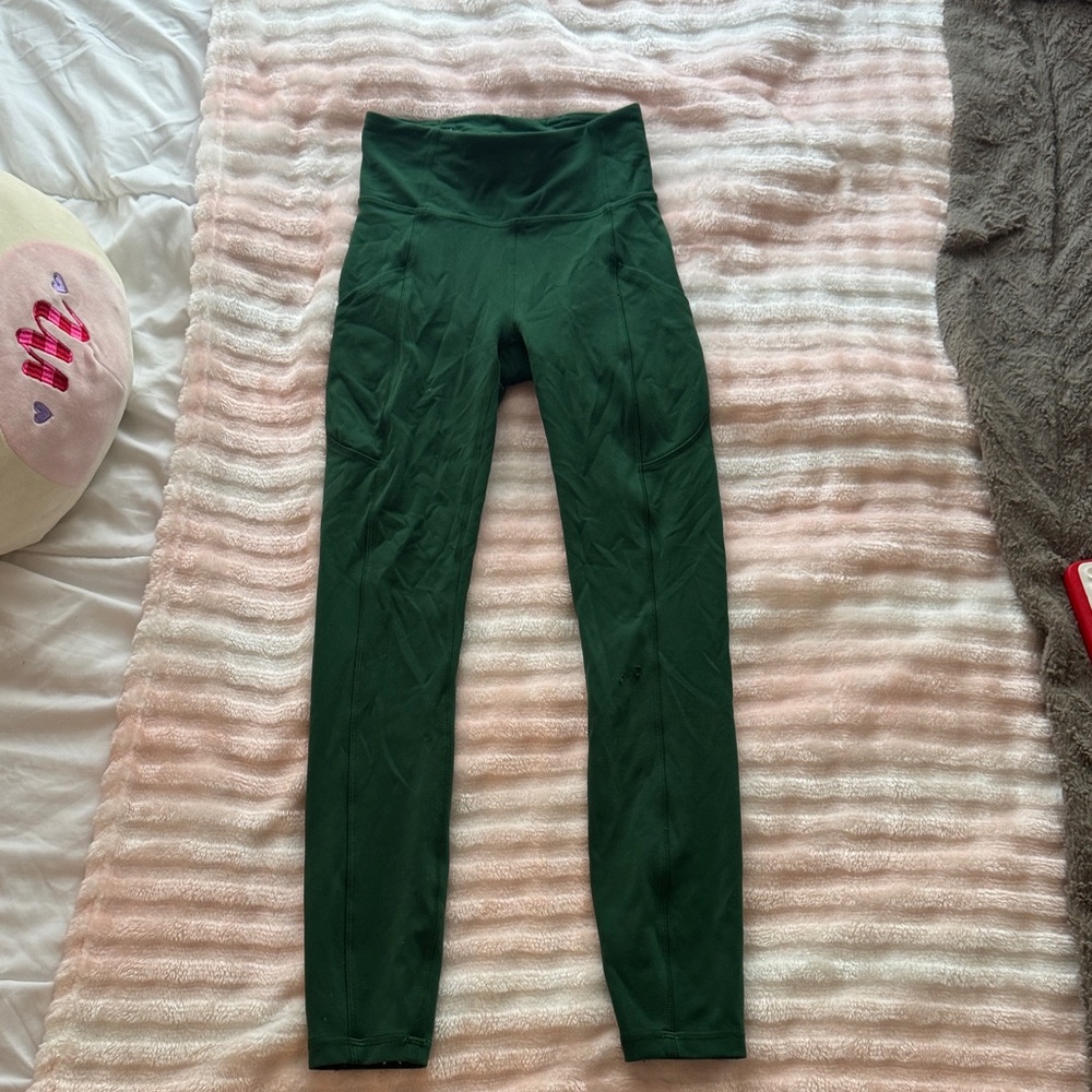 lululemon athletica High-Rise Forest Green Leggings